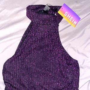 Shein cropped halter top